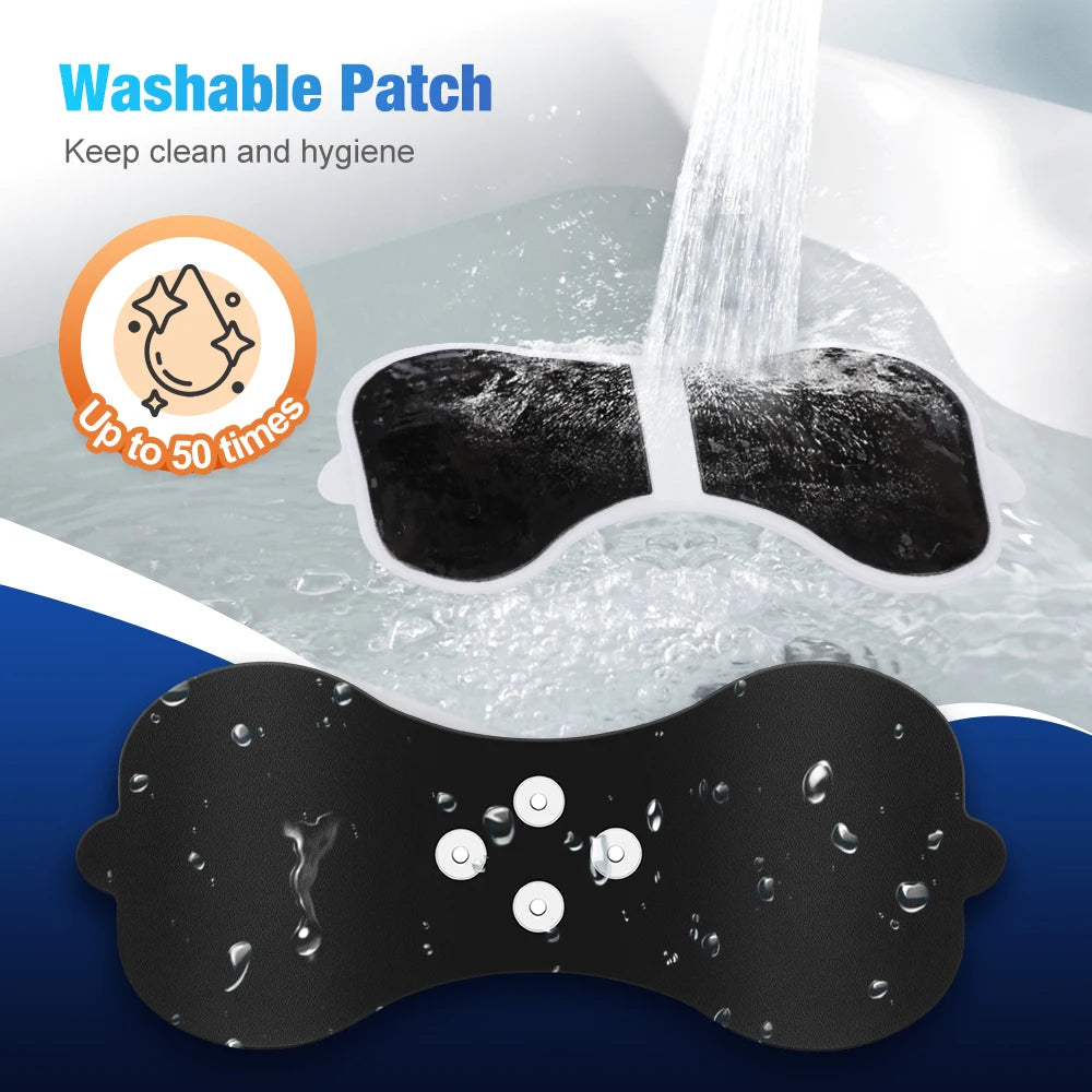 MS Foot Massager Mat 3 Heat Levels 6 Modes 19 Intensity Pads Remote Control 4000mAh Rechargeable Heated Foot Relaxation Pad