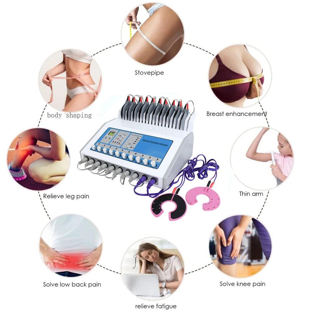 AOKO Weight Loss machine ems muscle stimulator Electrostimulation Machine Russian Waves ems Electric Muscle Stimulator massager