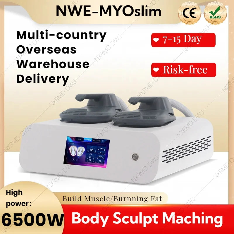 EMS Body Sculpting Machine New RF MYOslim Sculpt Weight Loss Massager Electromagnetic Fat Slimming Muscle Stimulation Device
