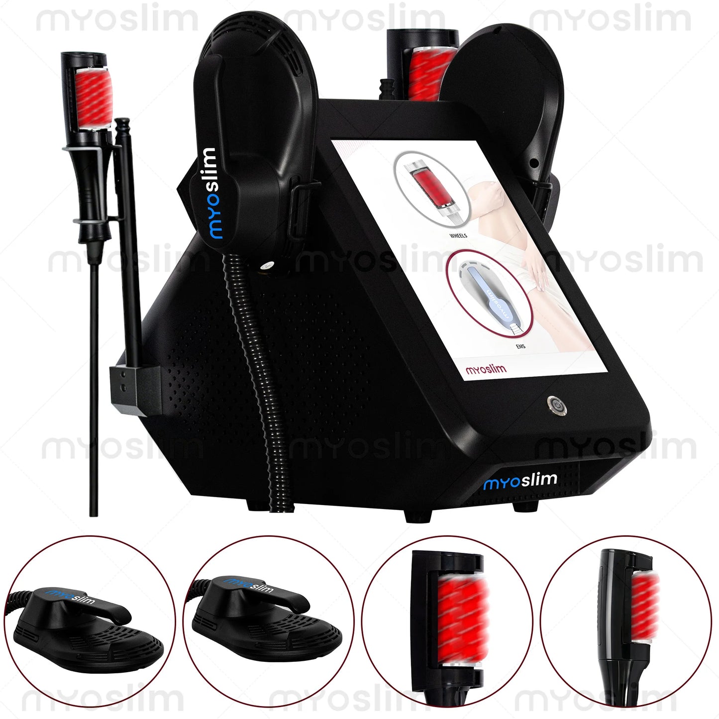 Myoslim EMS Inner Ball Roller Body Sculpting Machine 360 Degree Endos Roller Face Neck Body Massager Muscle Stimulator Salon