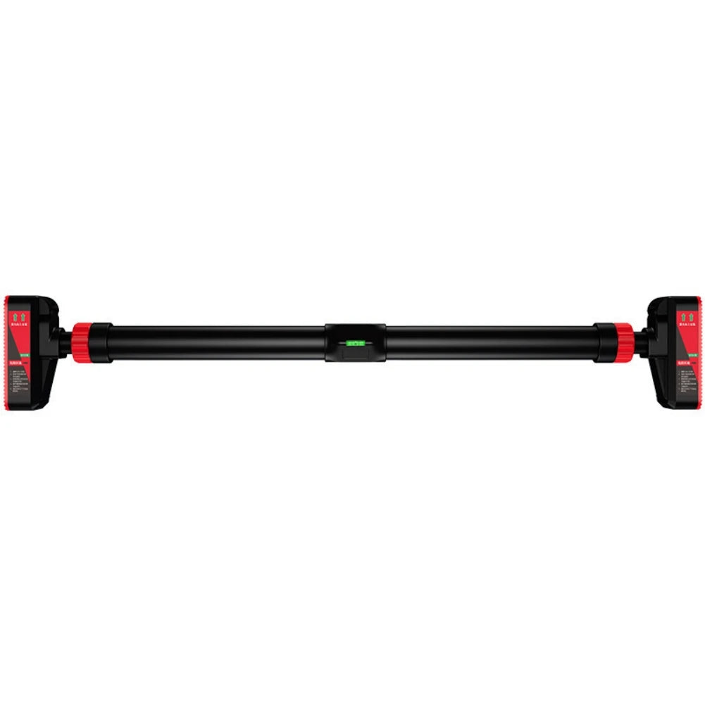 Adjustable Strength Training Pull-up Bars with Level Gauge 69-92cm Adjustable Width 200kg Max Load Capacity Chin Up Bar For Doorway