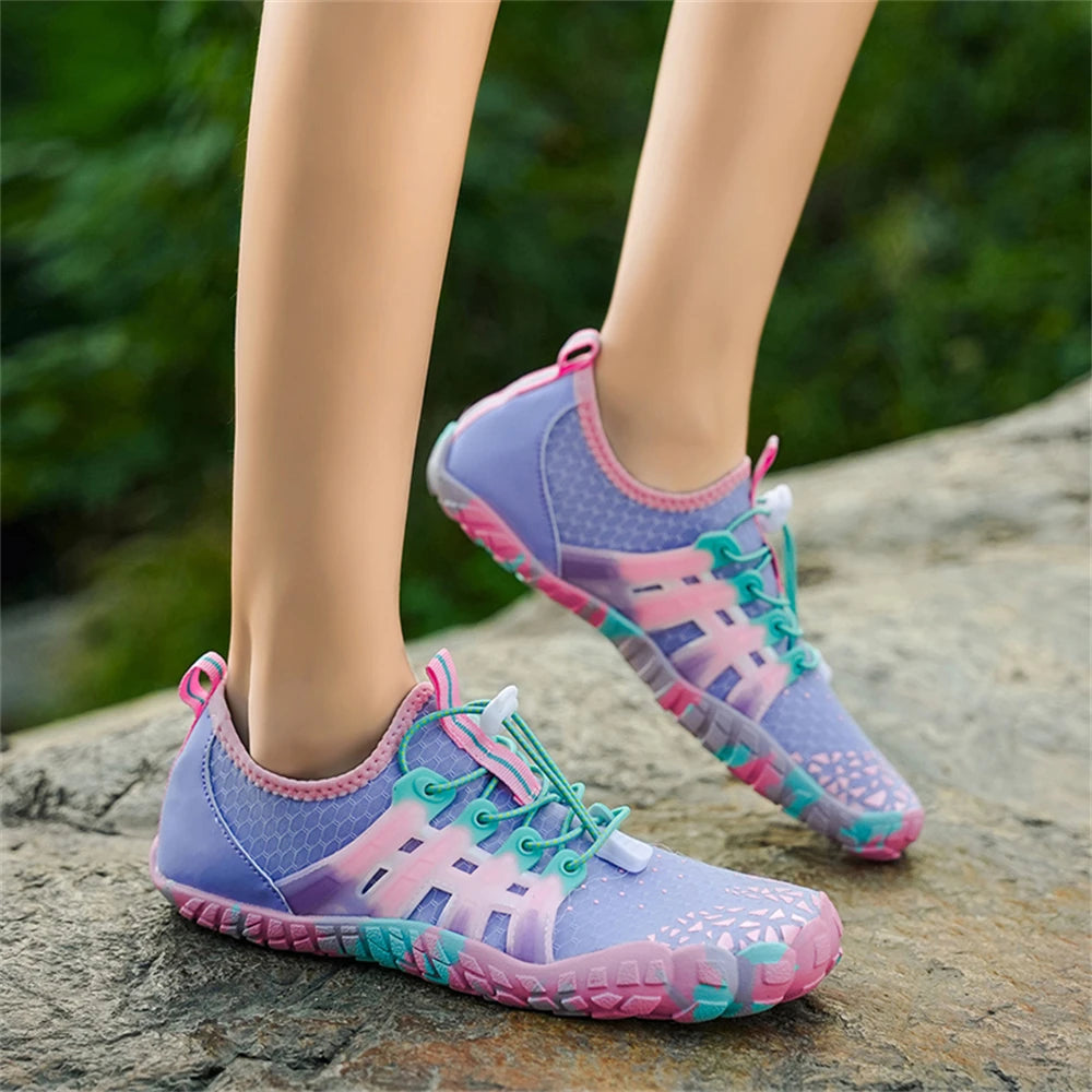 Water Shoes Women Five Fingers Swimming Barefoot Summer Outdoor Upstream Wading Aqua Sneakers Quick Dry Non-slip Shoe Trekking