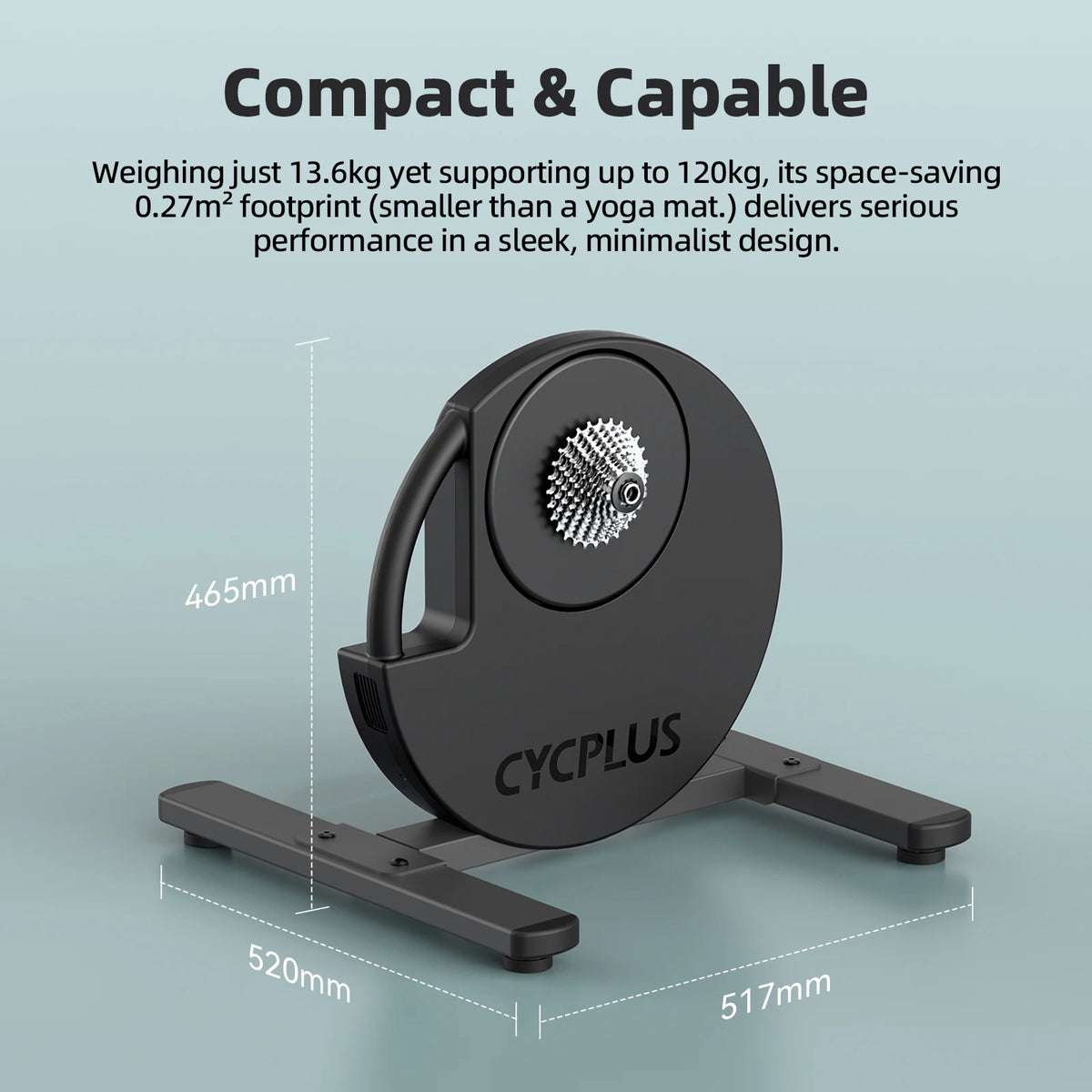 CYCPLUS R200 Cycling Home Trainer Direct Drive Exercise Bike Training Bicycle Roller 2200W ANT+ BLE 5.0 Power Meter Indoor Ride