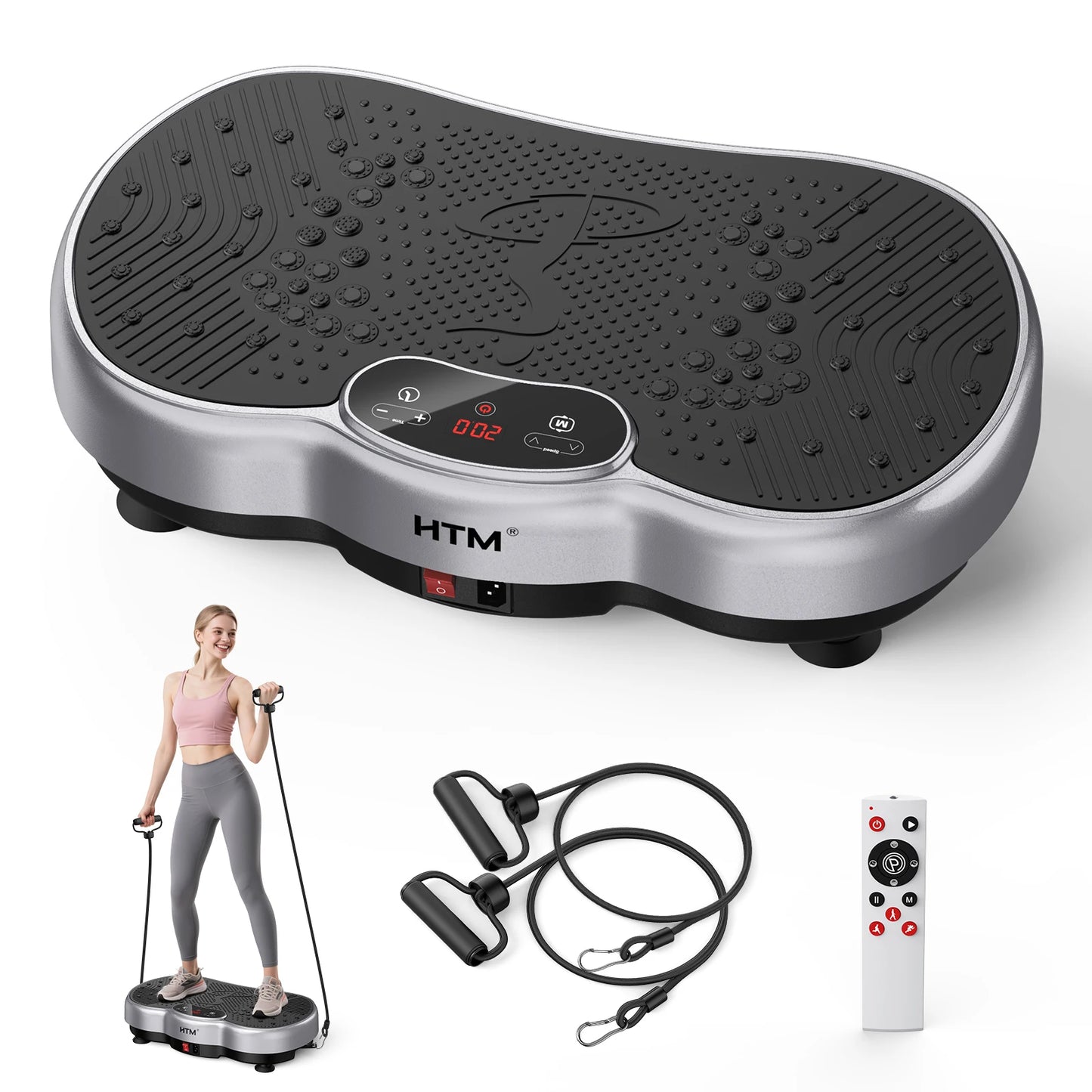 Whole Body Fitness Massage Calorie Counter Vibration Plate 120 Speed Levels Professional Machine for Effortless Body Sculpting
