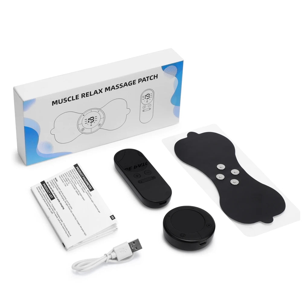 MS Foot Massager Mat 3 Heat Levels 6 Modes 19 Intensity Pads Remote Control 4000mAh Rechargeable Heated Foot Relaxation Pad